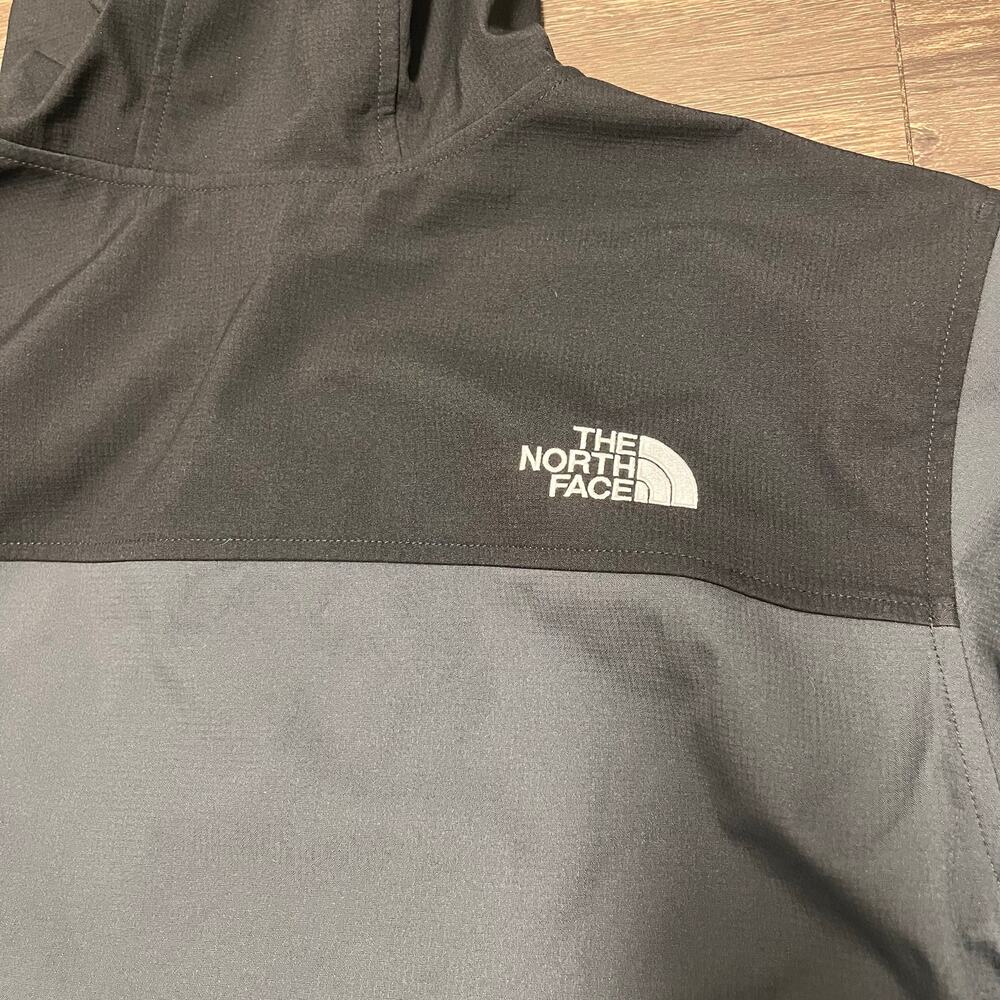 The North Face Castle Rock Softshell Jacket Hooded Gray Black Mens XL NF0A529R - Picture 5 of 14